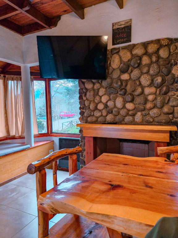 TV a/nebo společenská místnost v ubytování La Casona de Bandurrias