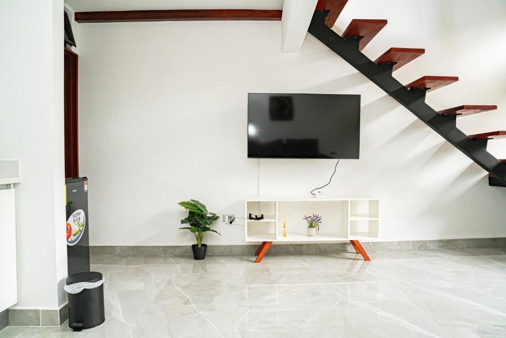 TV a/nebo společenská místnost v ubytování home 333 loft 334