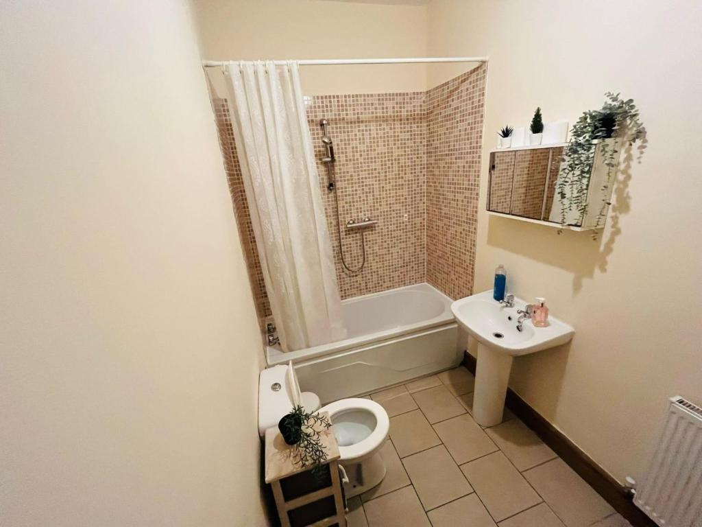 Koupelna v ubytování Dormitorio Privado