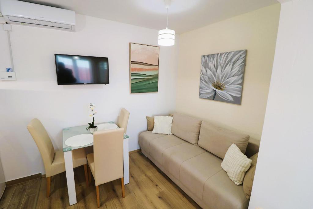 Posezení v ubytování Apartmani Bilokapić Primošten