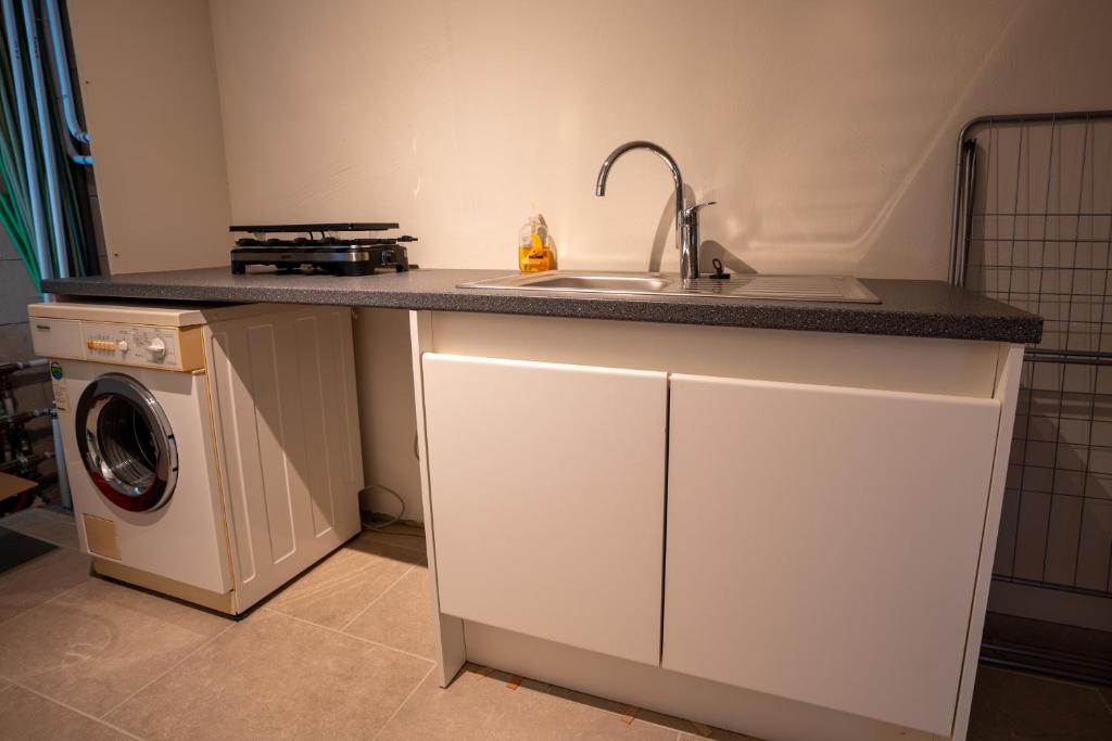 Kuchyň nebo kuchyňský kout v ubytování Chalet Kato - Nieuw! Open vanaf 2 augustus 2024