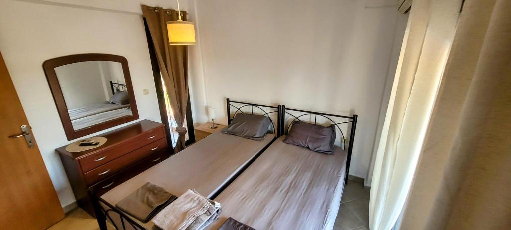 Postel nebo postele na pokoji v ubytování Villa-Alpha