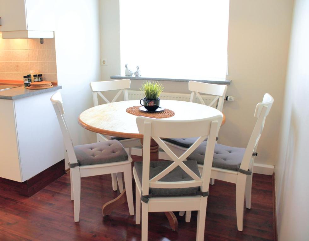 Kuchyň nebo kuchyňský kout v ubytování G18 Apartment