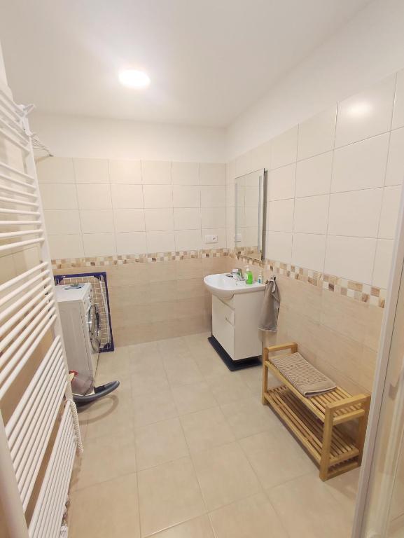 Koupelna v ubytování Apartmán Bezruč