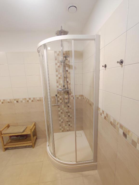 Koupelna v ubytování Apartmán Bezruč