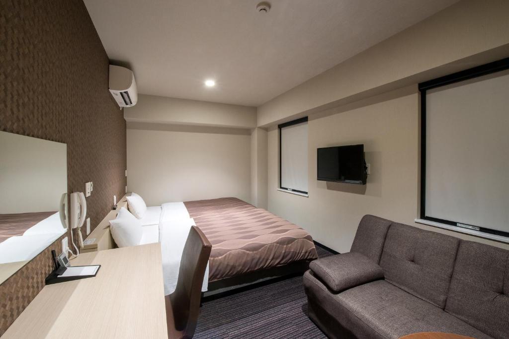 TV a/nebo společenská místnost v ubytování Hotel GRAN THE PARK II