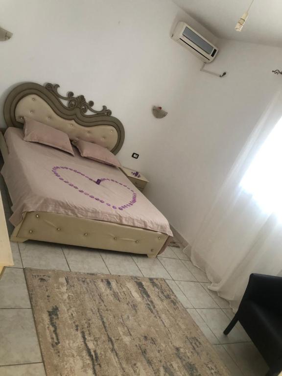 Postel nebo postele na pokoji v ubytování Drams