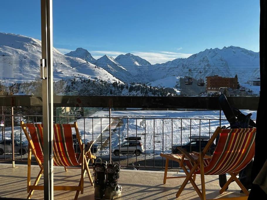Photo de la galerie de l'établissement Appart 6 pers, Plein sud et Skis aux pieds, à Huez