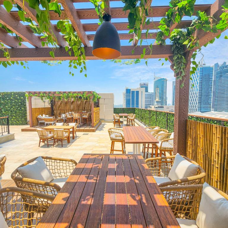 Balkón nebo terasa v ubytování City Centre Rotana Doha