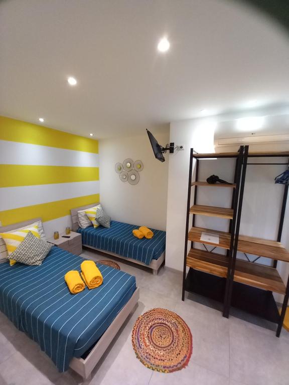 Postel nebo postele na pokoji v ubytování B&B Zia Vivina