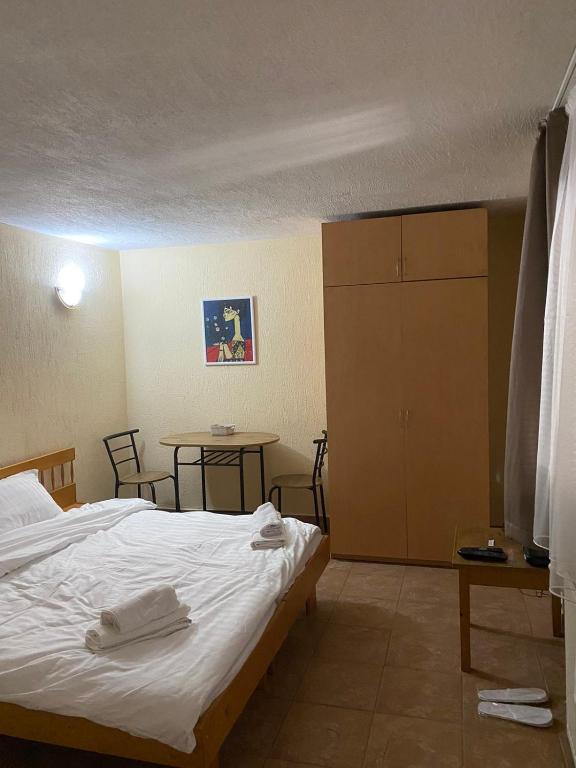 Postel nebo postele na pokoji v ubytování Deers