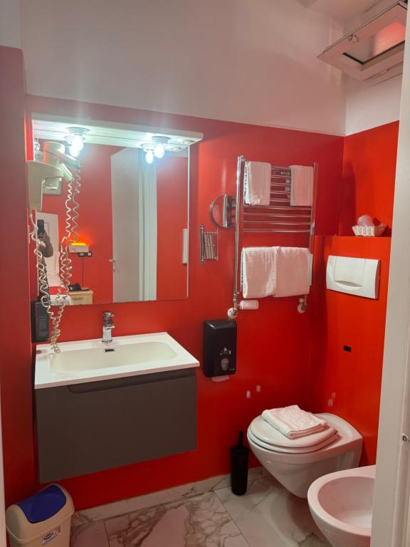 Koupelna v ubytování Hotel Veronese