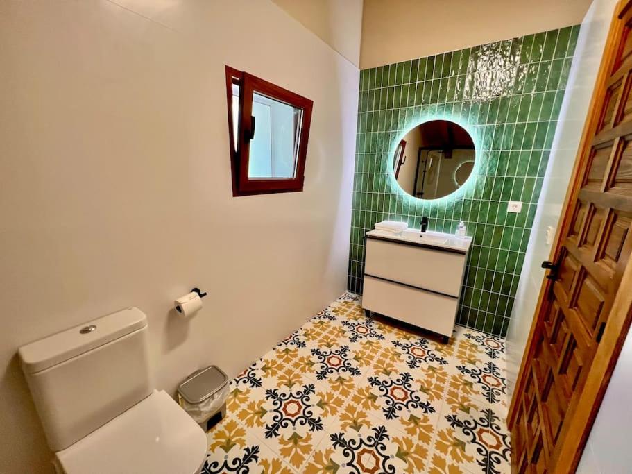 Koupelna v ubytování RAPIA Casa Rosa 1