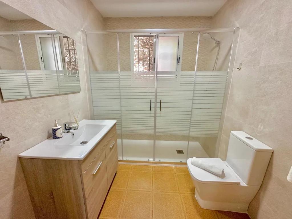 Kúpeľňa v ubytovaní Finca El Valle