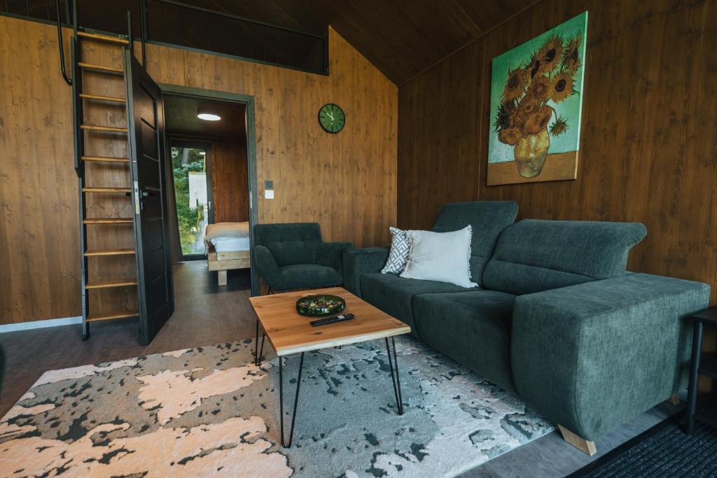 Posezení v ubytování Natur Resort Jetřichovice