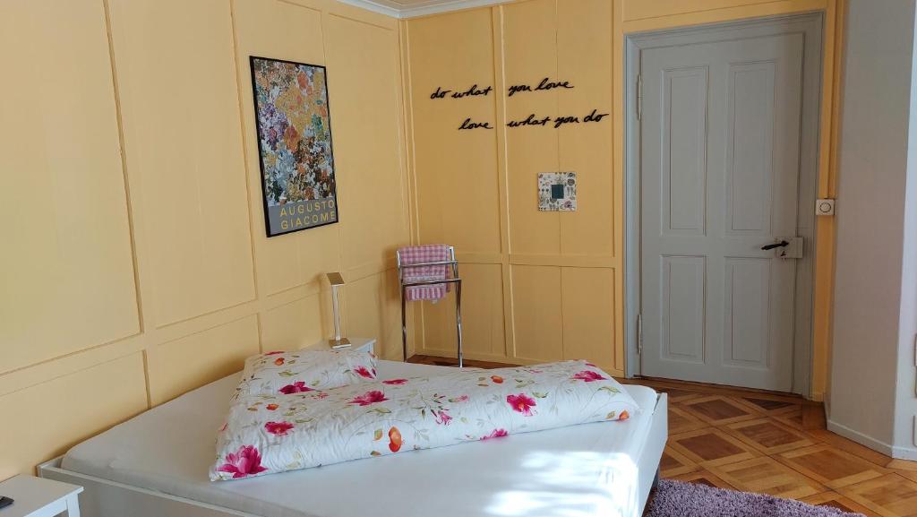 Postel nebo postele na pokoji v ubytování BnB Elsenerhaus
