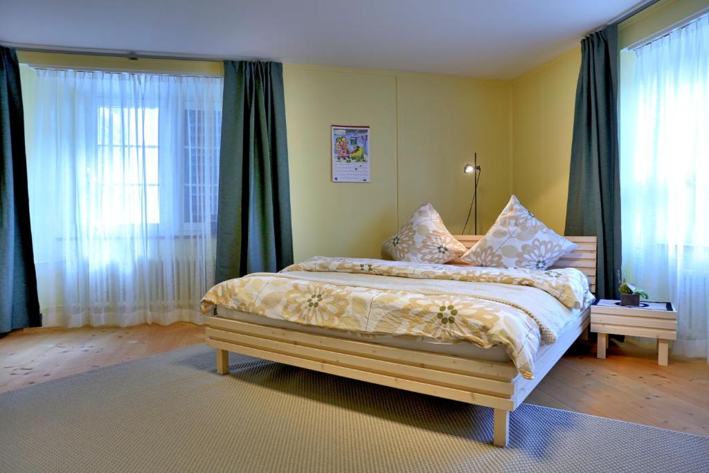 Postel nebo postele na pokoji v ubytování BnB Elsenerhaus