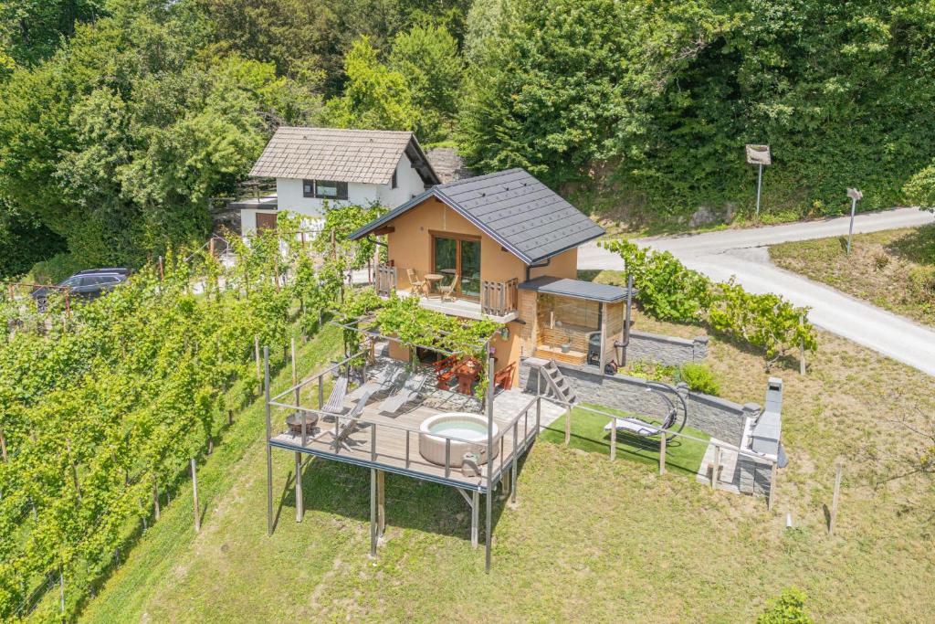 O grădină în afara Vineyard Cottage Sunny Hill - Happy Rentals