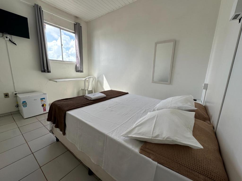 Rúm í herbergi á BeB Hotel - Apt Particular