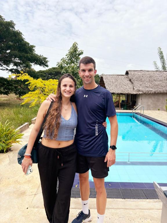 Bazén v ubytování Sigiriya Elegant Resort nebo v jeho okolí
