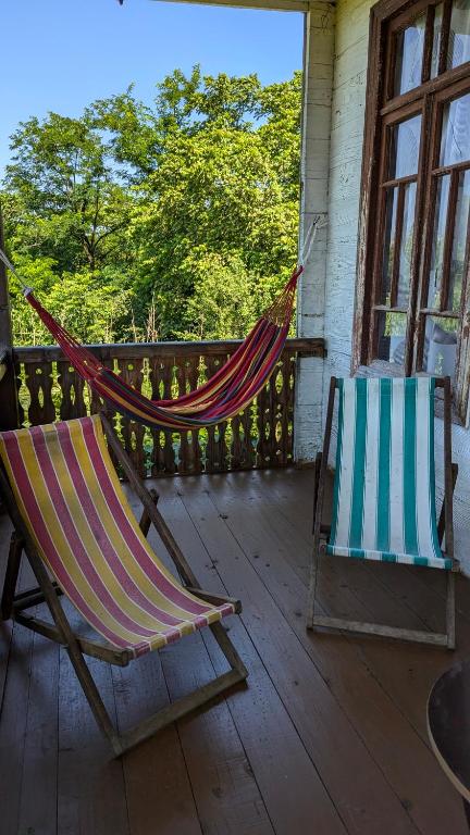 Balkón nebo terasa v ubytování Tasia Guesthouse