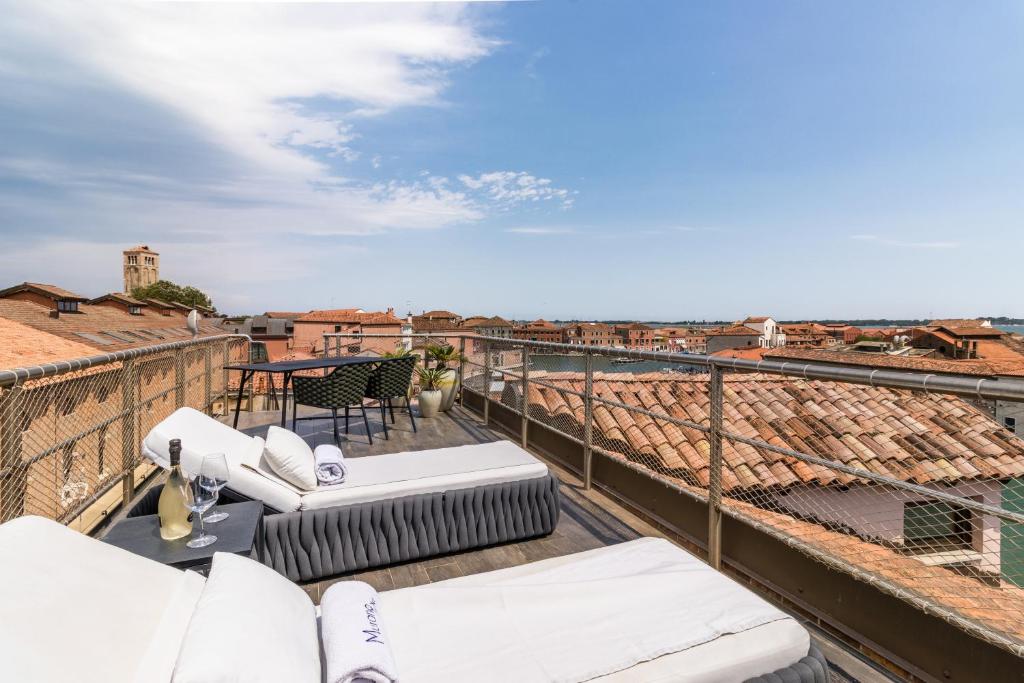 Balkón nebo terasa v ubytování MURANO Suites BOUTIQUE Apartments