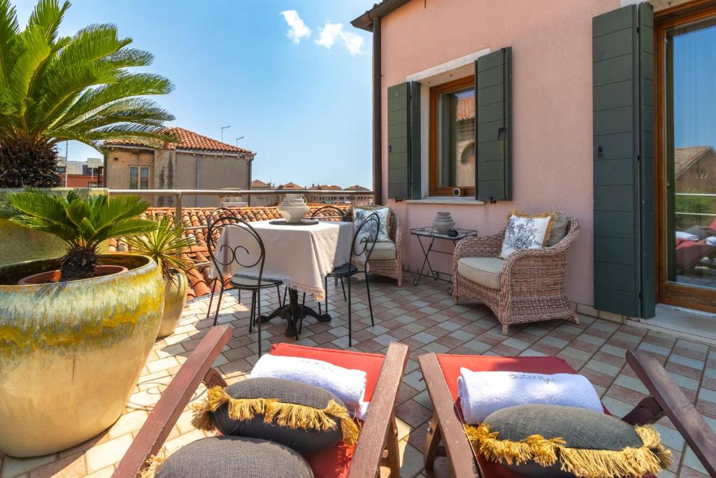 Posezení v ubytování MURANO Suites BOUTIQUE Apartments