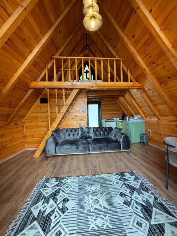 Posezení v ubytování Mutlu apart ve bungalovs
