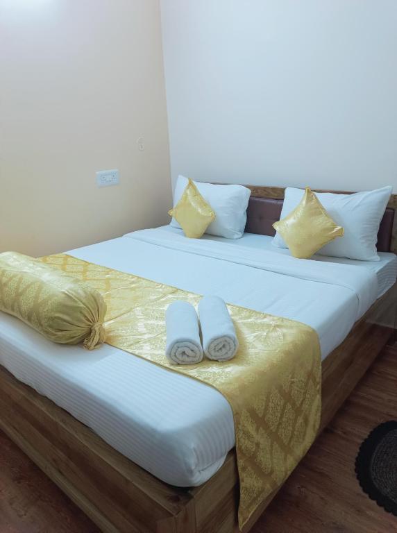 Postel nebo postele na pokoji v ubytování Hotel VIP Prime