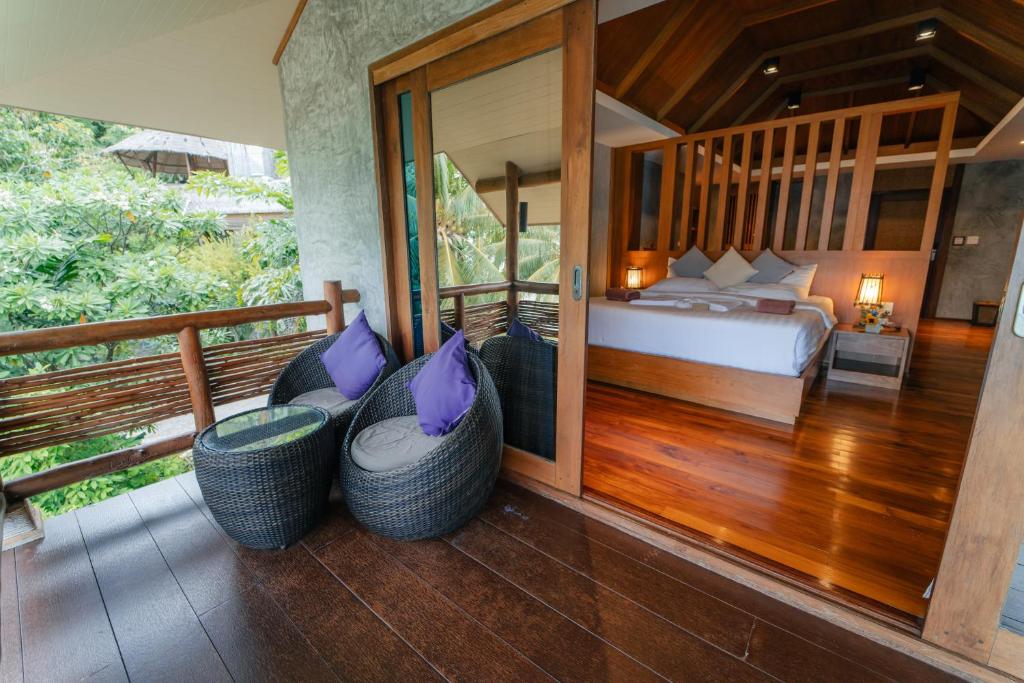 View Point Resort - Chambre Double De Luxe Avec Balcon Et Vue En Mer