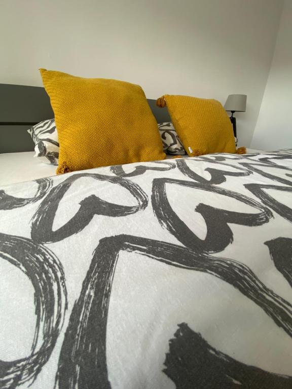 Posteľ alebo postele v izbe v ubytovaní Słoneczny apartament