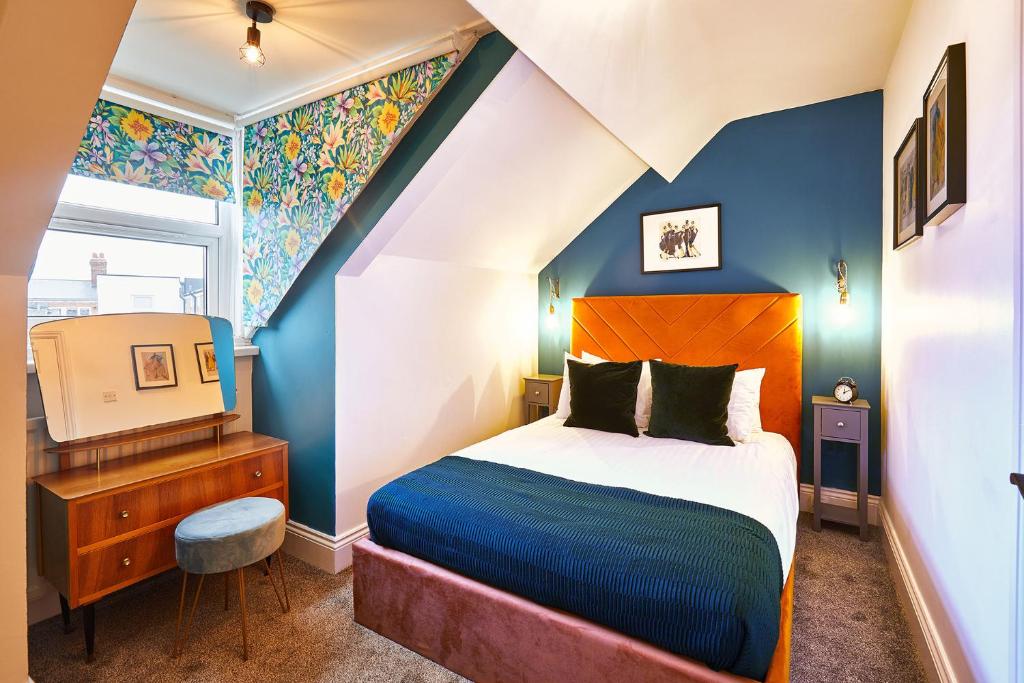 Ένα ή περισσότερα κρεβάτια σε δωμάτιο στο Cosy Nook