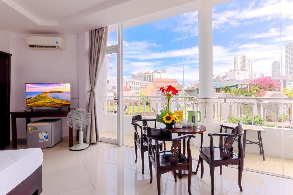 TV/trung tâm giải trí tại Mangolia Hotel