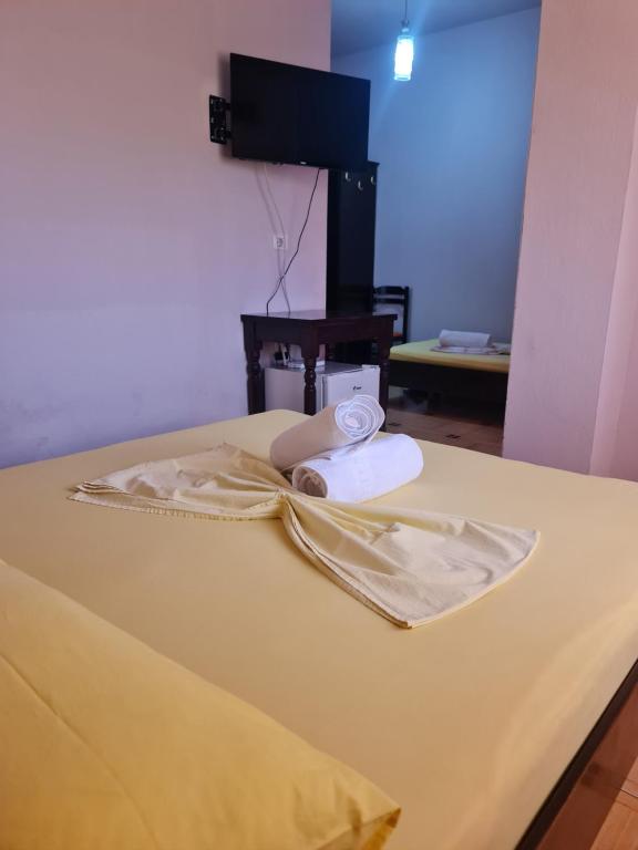 Postel nebo postele na pokoji v ubytování Hotel Brace