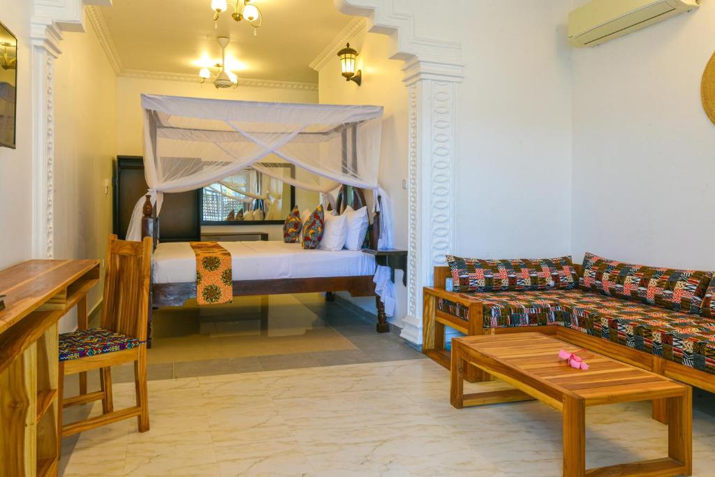 Posezení v ubytování Zanzibar View Hotel