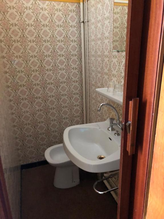 Koupelna v ubytování Hotel Villa Plaisance