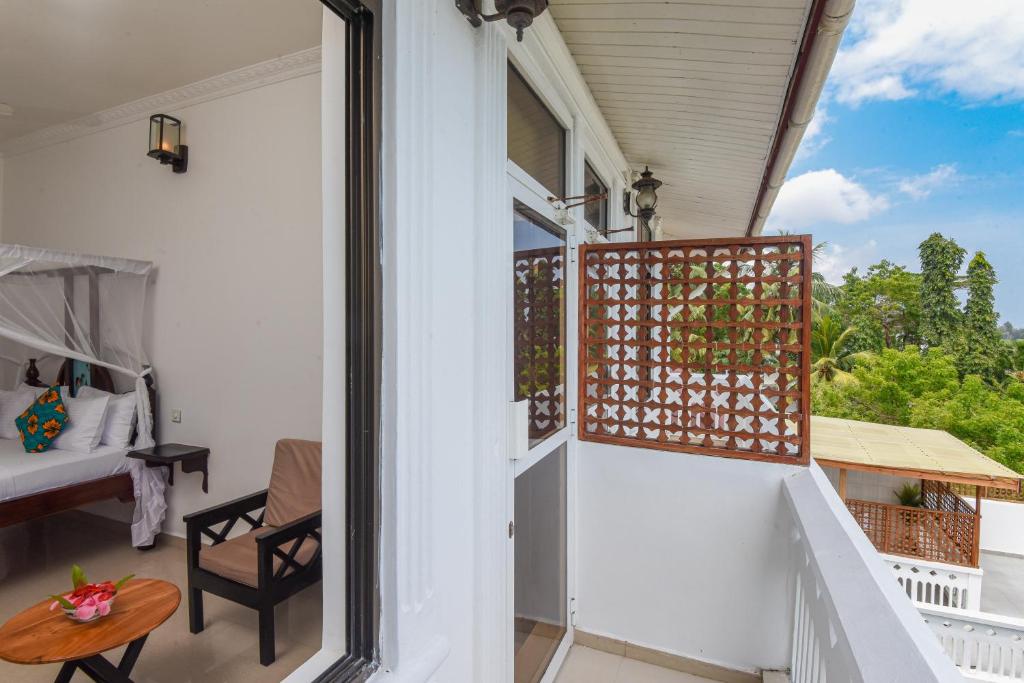 Balkón nebo terasa v ubytování Zanzibar View Hotel