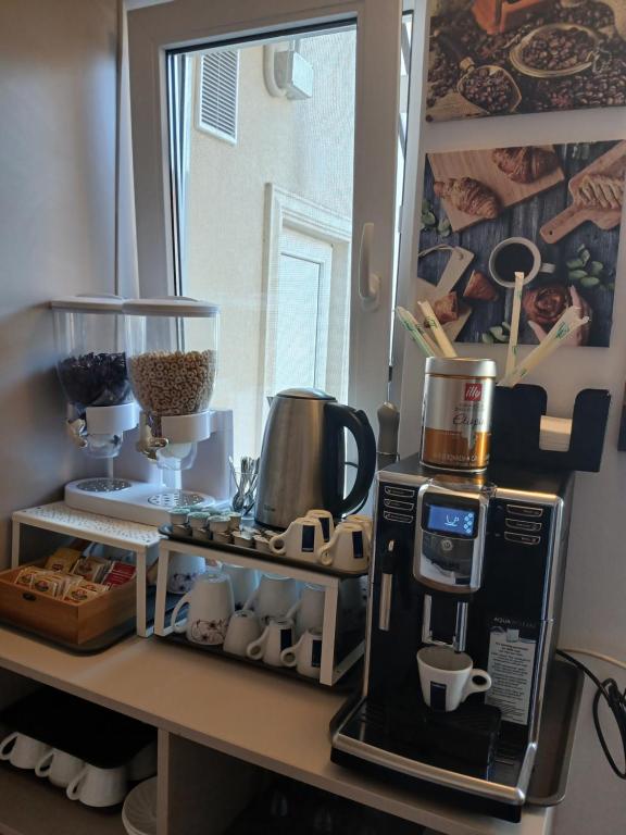 Příslušenství pro přípravu čaje a kávy v ubytování Casa 1A