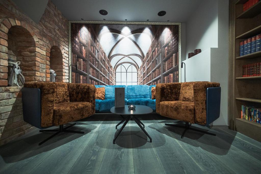 Posezení v ubytování Hotel Alpina