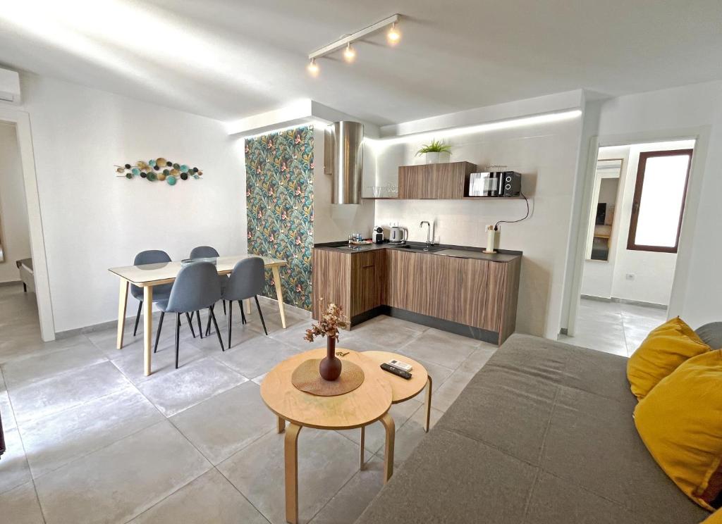 Kuchyň nebo kuchyňský kout v ubytování Mezquita Apartamento