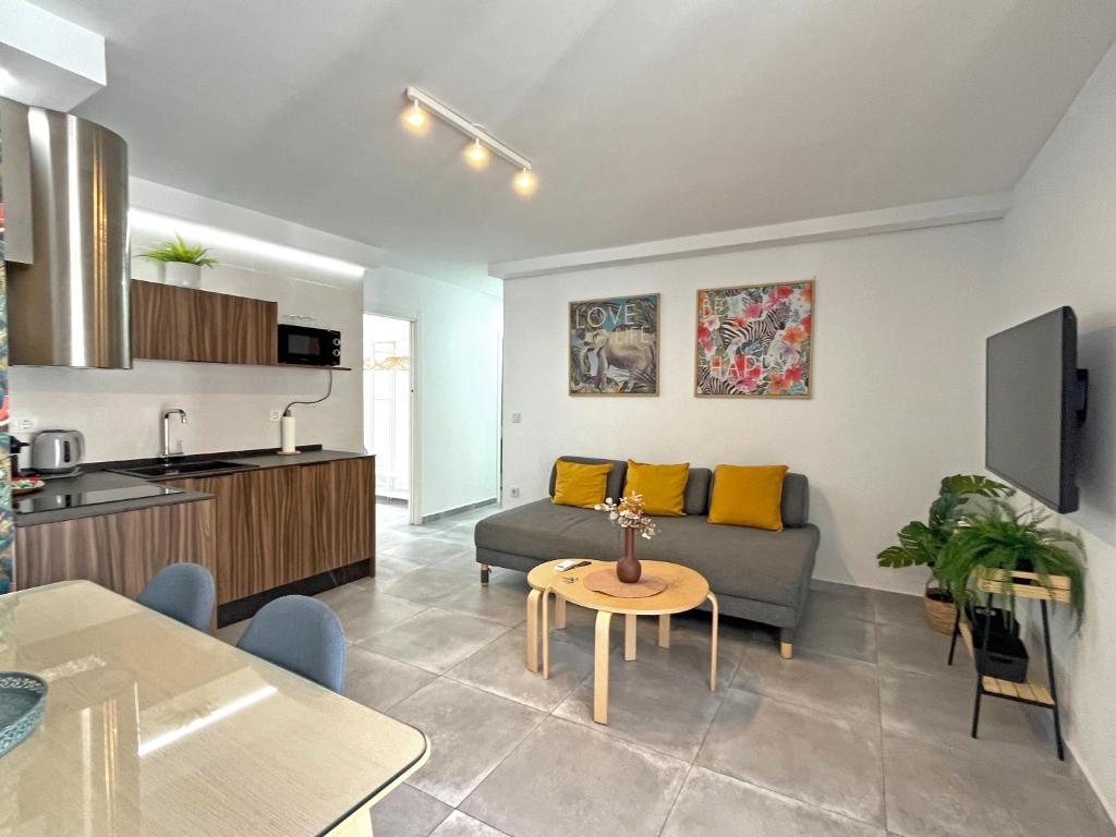Kuchyň nebo kuchyňský kout v ubytování Mezquita Apartamento