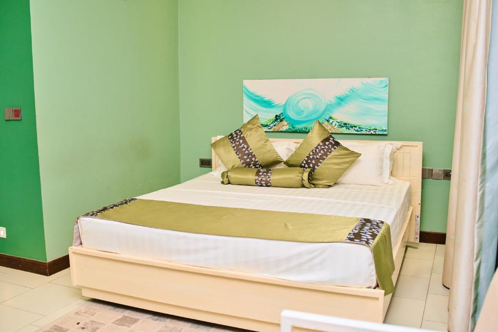Postel nebo postele na pokoji v ubytování Hotel Amaranth
