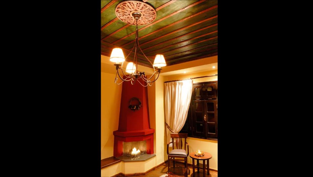 A seating area at Adrasteia Guesthouse
