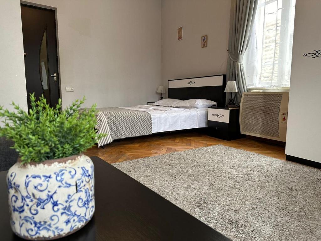 Postel nebo postele na pokoji v ubytování Golden Lion