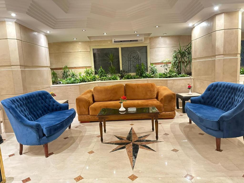 Posezení v ubytování Aura Inn Hotel Cairo