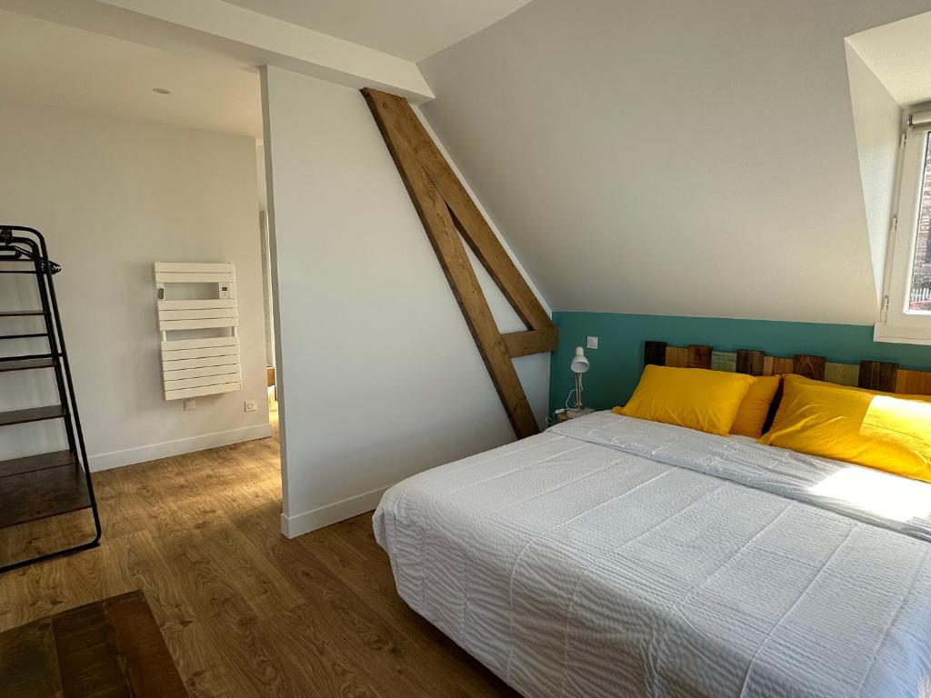 Postel nebo postele na pokoji v ubytování Home Sweet Ault