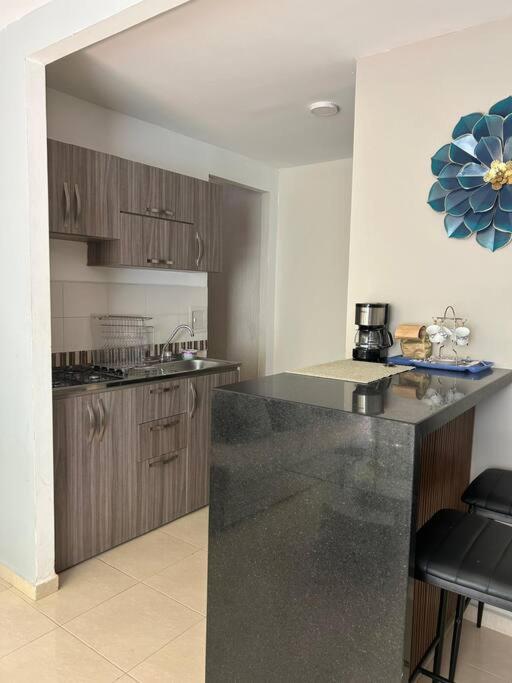 Kuhinja oz. manjša kuhinja v nastanitvi Apartamento en Valledupar