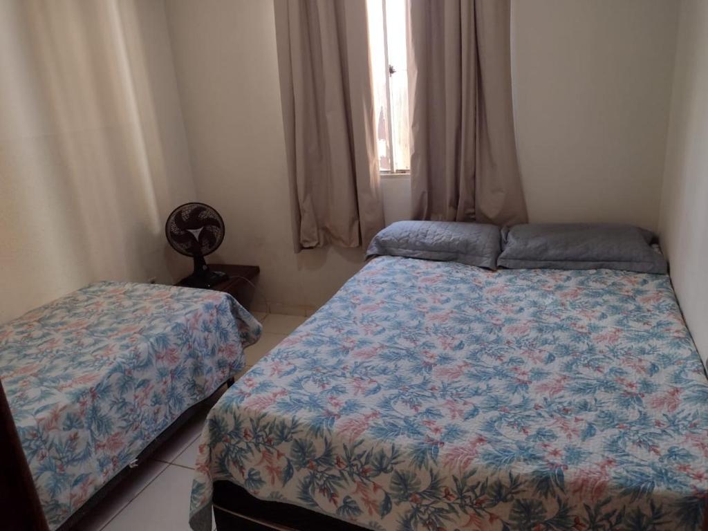 Ένα ή περισσότερα κρεβάτια σε δωμάτιο στο A 6 km do shopping sul Valparaiso, 7