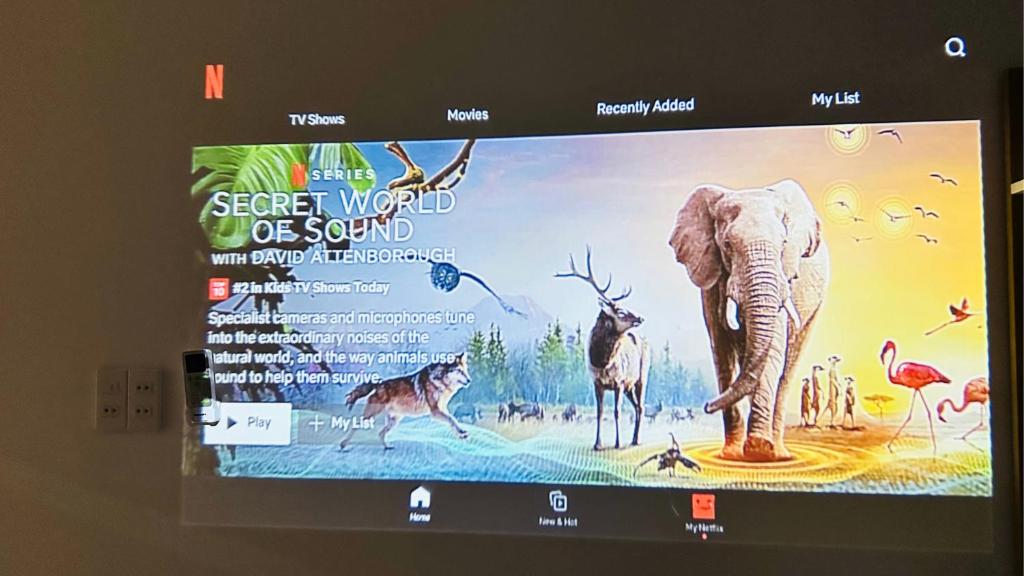 TV a/nebo společenská místnost v ubytování Luala Home
