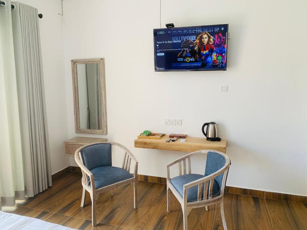 TV a/nebo společenská místnost v ubytování Citrine Kandy